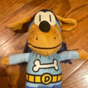 Dog Man Bark Knight Plush Toy Stuffed Animal 9" From Dav Pilkey's Dog Man